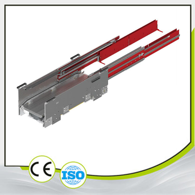 Alaşımlı Çelik Elektrik Pallet Çatal Kutusu Tip Tek Kargo Teleskop Çatalları Özel