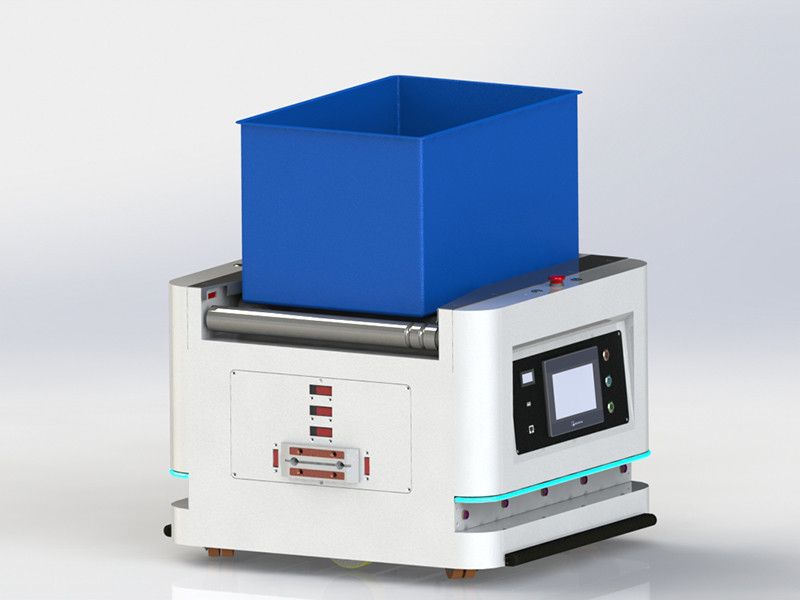 Özel yapımı AGV Otomatik Kılavuzlu Araç Malzeme Kutusu Tek Rol Sırt Çantası AGV Differential Drive