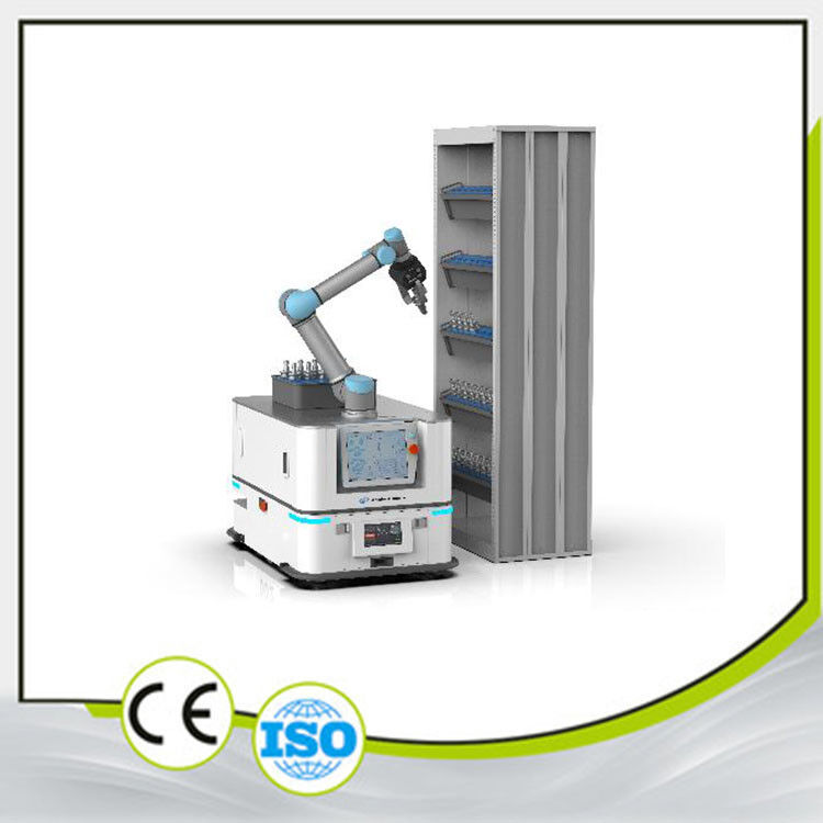 AMR Autonomous Mobile Robot with Six-Axis Robot Hand and 3KG Load for Customizable Industrial Applications