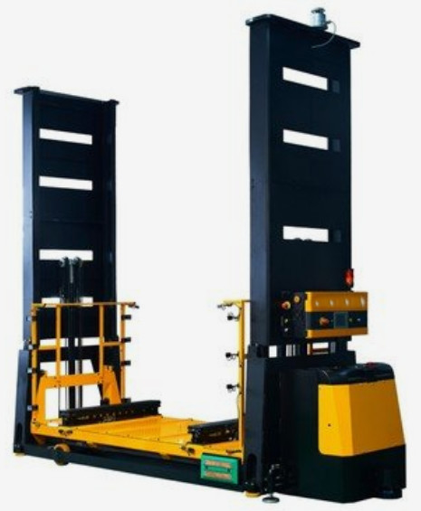 PLC AGV Otomatik Yönlendirilmiş Araç Çift Tekerlekli Sürüş Yan Dökme Teleskopik Yükseltme Platformu Yük 300Kg