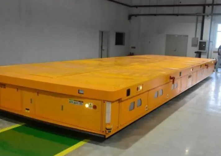 Yük Kapasitesi 10T AGV Otomatik Yönlendirilmiş Araç Elektro-hidrolik Makas Mekanizmi Dört direksiyon tekerleği