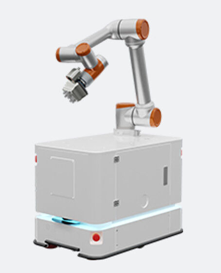 AMR Autonomous Mobile Robot with Six-Axis Robot Hand and 3KG Load for Customizable Industrial Applications