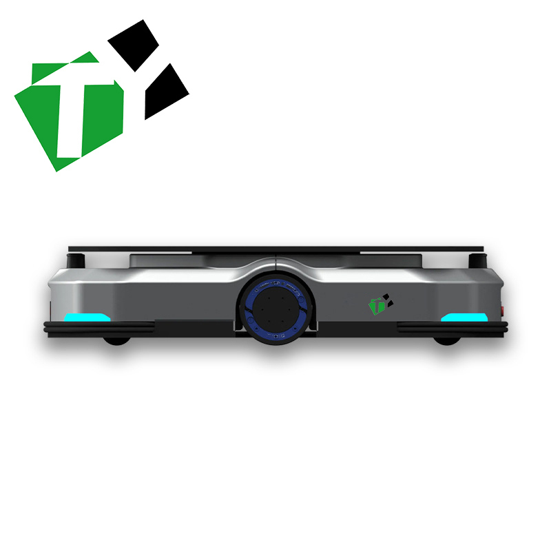 0-25 Stepless Speed Regulation AGV Automated Guided Vehicle with Back Lift and Obstacle Detection