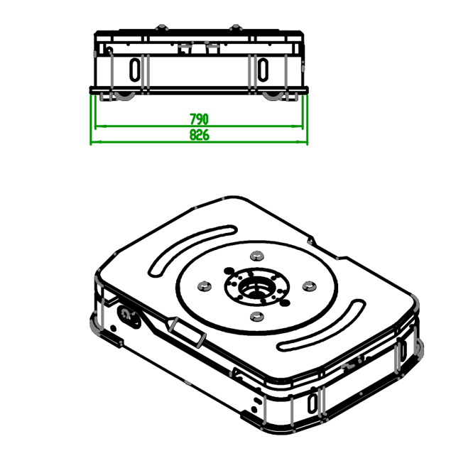 Running Speed 0-25 Stepless Speed Regulation AGV Robot for Precise and Smooth Trackless Transfer Trolley