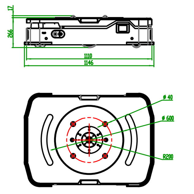 Running Speed 0-25 Stepless Speed Regulation AGV Robot for Precise and Smooth Trackless Transfer Trolley