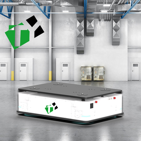 Chariot de transfert sans rail AGV de manutention de matériaux à capacité de charge élevée Personnalisé 0-5T Performance