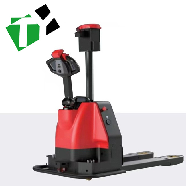 Intelligent Unmanned Forklift with 1.8m Turning Radius Electric Power Source and Servo Motor for Heavy Duty Material Handling