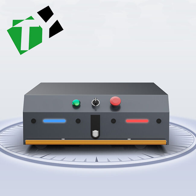 0-40°C Environment AGV Automated Guided Vehicle Trackless Transfer Cart with Battery Power Source