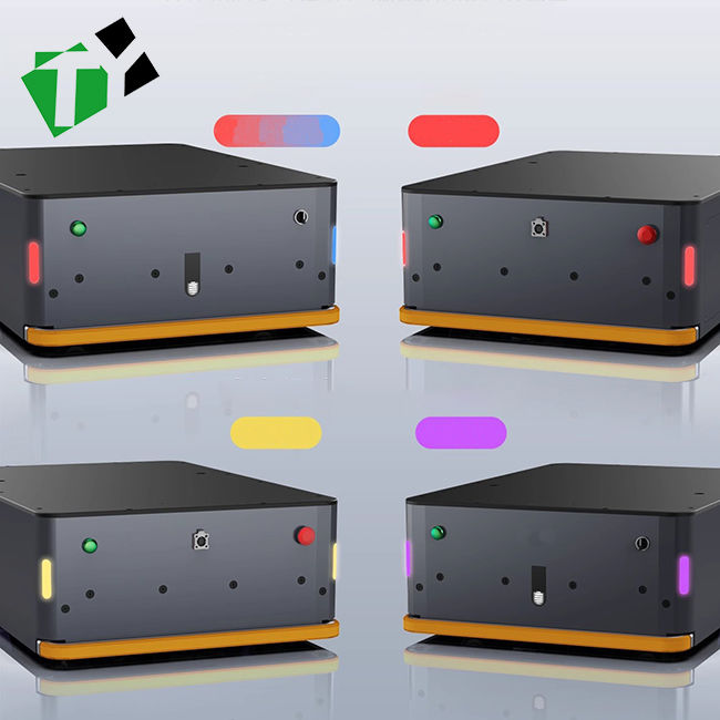 AGV Automated Guided Vehicle with Up To 2 M/s Maximum Speed 0-25 Stepless Speed Regulation and 0-40°C Operating Temperature