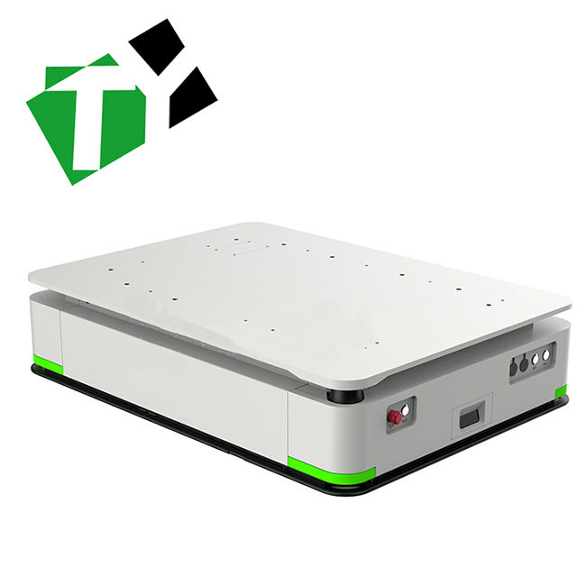 Battery Powered AGV Automated Guided Vehicle with Easy Integration and Polyurethane Tyres for Efficient Warehouse Automation