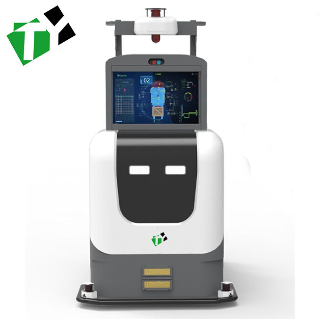 Intelligent Unmanned Forklift with 4m Maximum Lifting Height 1.2m/s Operating Speed and Lithium Iron Phosphate Battery