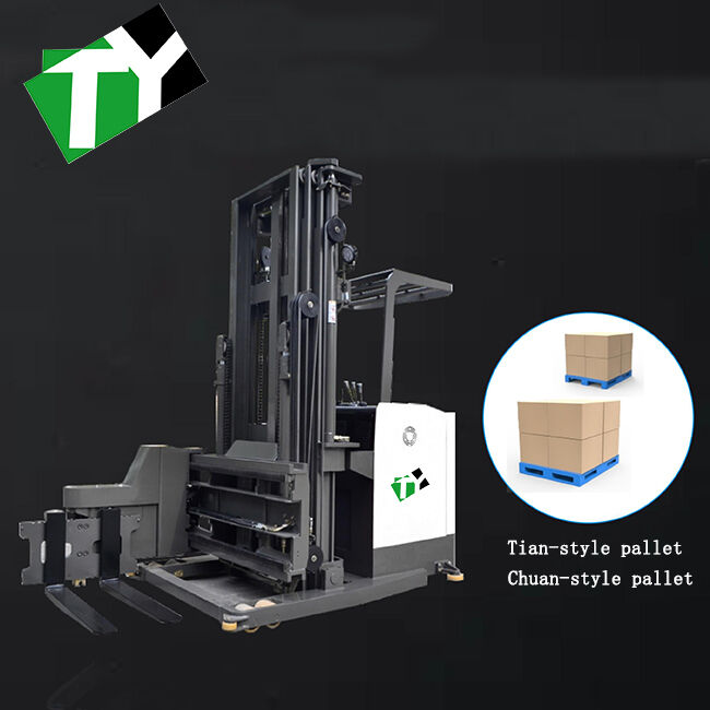 Intelligent Unmanned Forklift with LiDAR And Vision-based SLAM Navigation 1.2m/s Operating Speed and 48V/300Ah Battery Capacity
