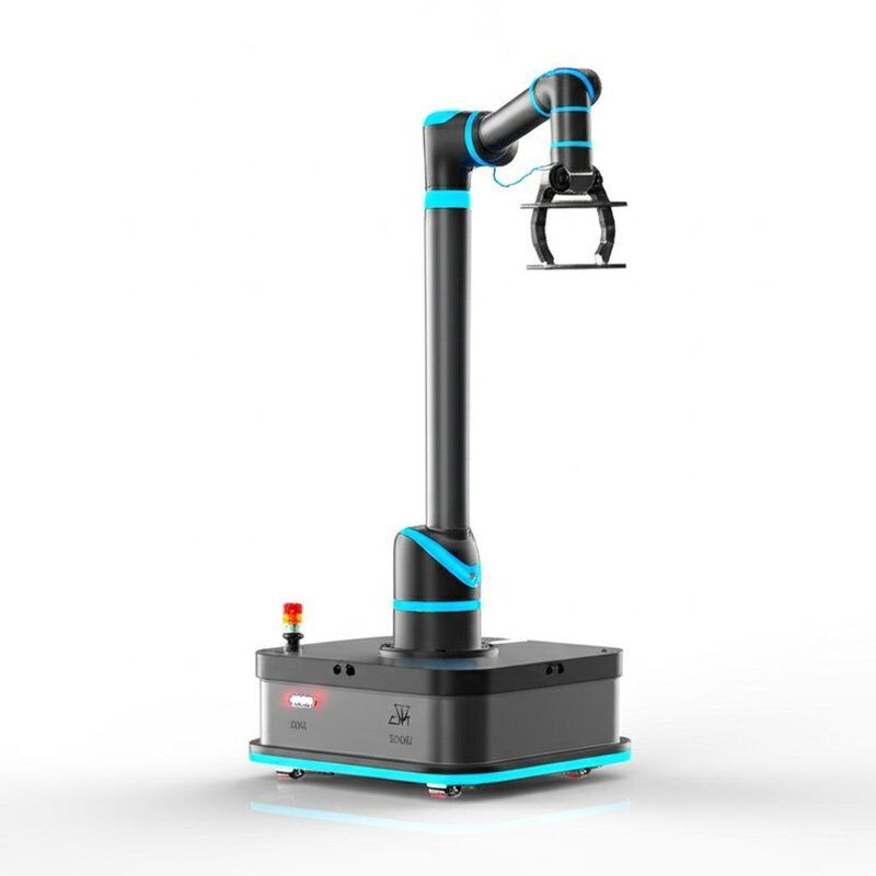 AMR Autonomous Mobile Robot with Six-Axis Robot Hand and 3KG Load for Customizable Industrial Applications