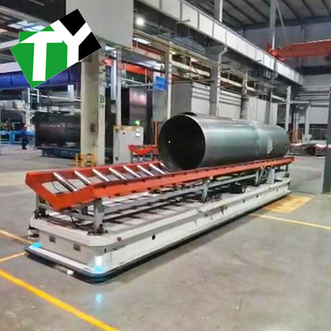 AGV Automated Guided Vehicle with Safety Features And Collision Avoidance Lifting Stroke 50-100mm Load Capacity 1 5ton/Customized
