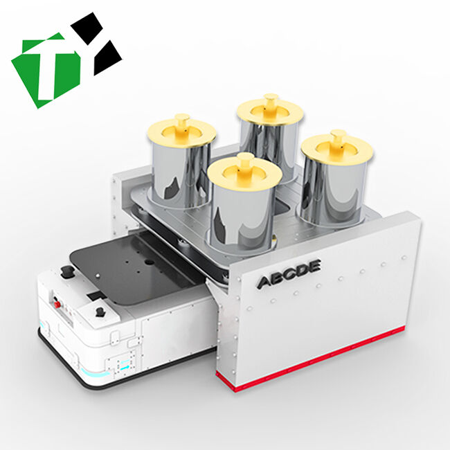 Enhance Your Warehouse Efficiency with Industrial AGV Vehicle Maximum Load Capacity Up To 500 Kg Maximum Speed Up To 2 M/s