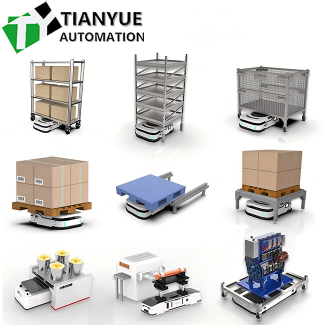 Smart AGV Robot with Comprehensive Endurance 8h 100KG Lifting Load and 1.5 M/s Maximum Speed for Efficient Material Handling