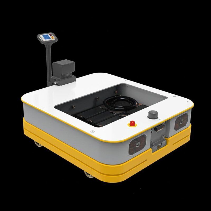 Battery Powered AGV Automated Guided Vehicle with Easy Integration and Polyurethane Tyres for Efficient Warehouse Automation
