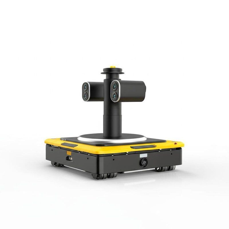Dual-LiDAR AGV Chassis with 300KG Load Capacity and 3D Cameras for Autonomous Mobile Robot with 8 Hours Battery Life