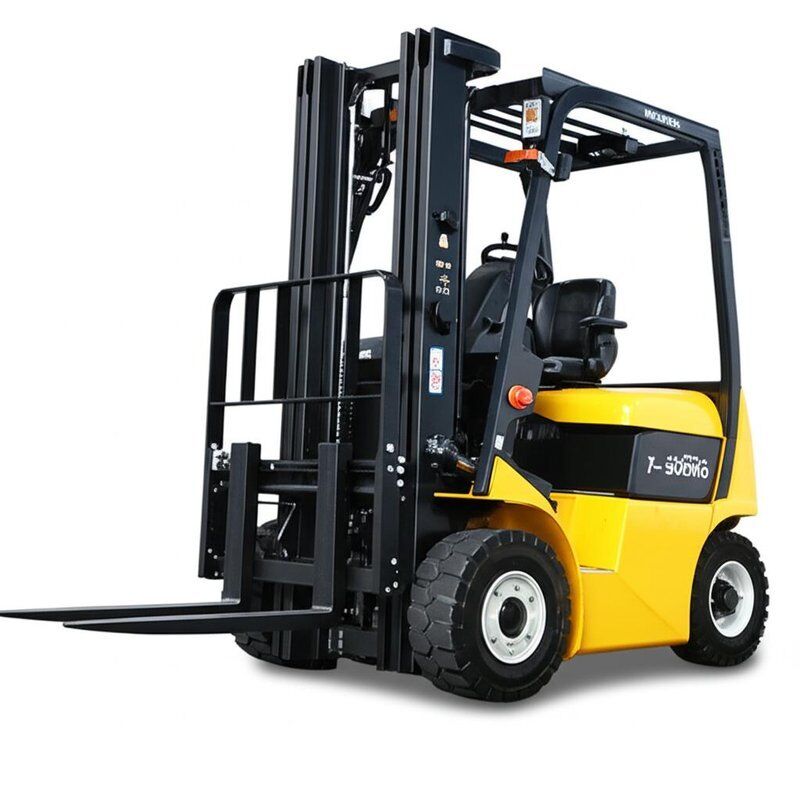 인텔리전트 무인 포크리프트 등급 부하 0-5000KG, 회전 반지름 1.8m, 비상 정지 버튼