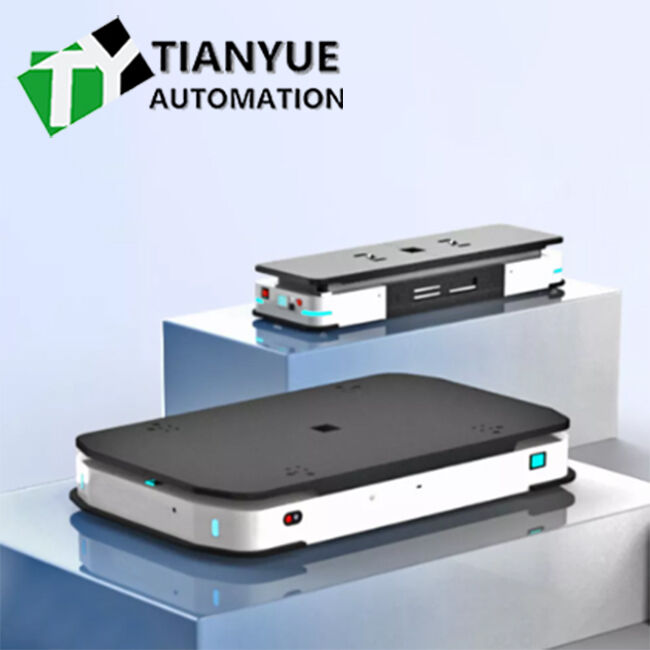 خودرو صنعتی AGV با 8 ساعت مقاومت جامع 40-100mm ارتفاع بلند کردن و حرکت همه جهت برای دستکاری مواد