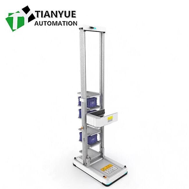 Modular Design Three-Dimensional Warehousing Shuttle With High Strength Steel Frame And High-Density Multi-Level Racks