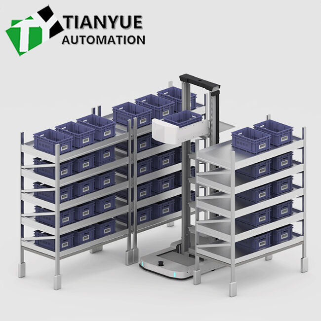 50KG Load Weight Three-Dimensional Warehousing Shuttle AS/RS with High-Density Storage and Modular Design