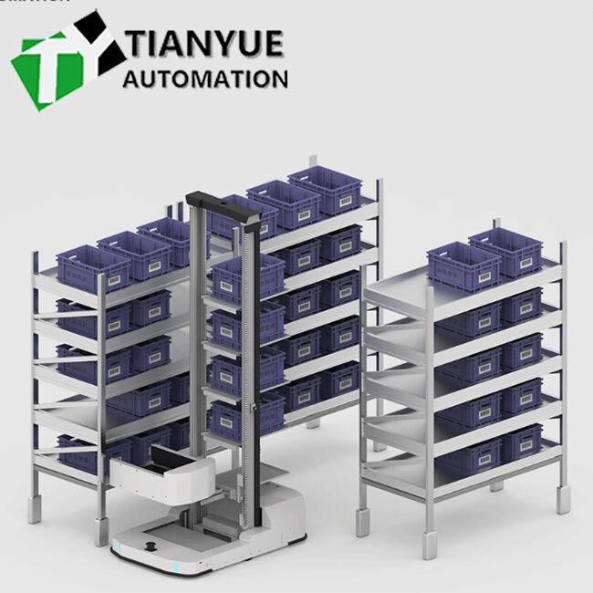 Three-Dimensional Warehousing Shuttle with 500 kg Load Capacity High-Strength Steel Frame and Customizable Dimensions