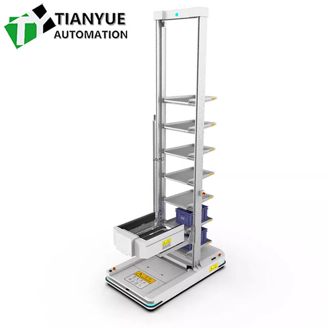 50KG Load Weight Three-Dimensional Warehousing Shuttle AS/RS with High-Density Storage and Modular Design