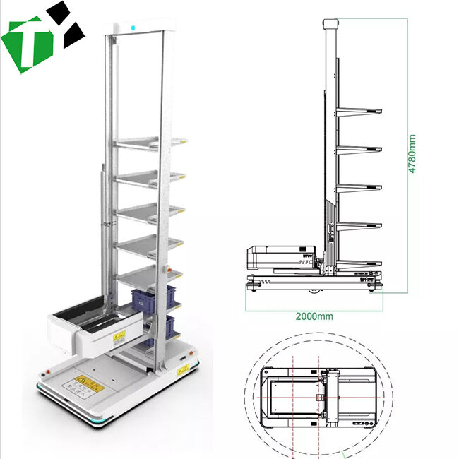 50KG Load Weight Three-Dimensional Warehousing Shuttle AS/RS with High-Density Storage and Modular Design