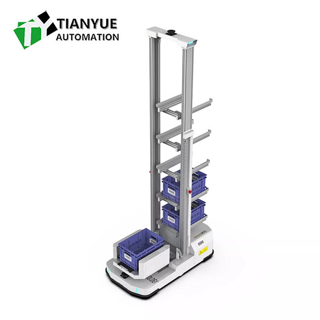 Three-Dimensional Warehousing Shuttle with 500 kg Load Capacity High-Strength Steel Frame and Customizable Dimensions