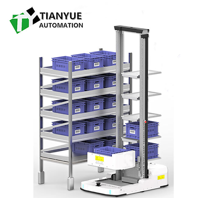 Three-Dimensional Warehousing Shuttle with 500 kg Load Capacity High-Strength Steel Frame and Customizable Dimensions