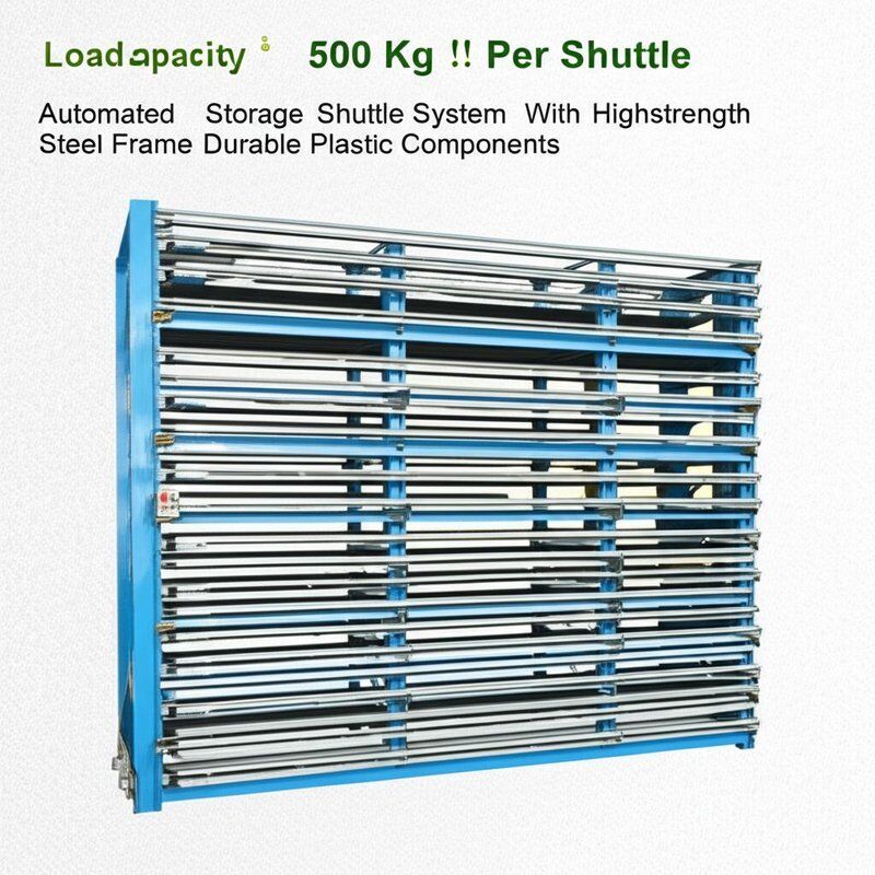 Three-Dimensional Warehousing Shuttle with 500 kg Load Capacity High-Strength Steel Frame and Customizable Dimensions