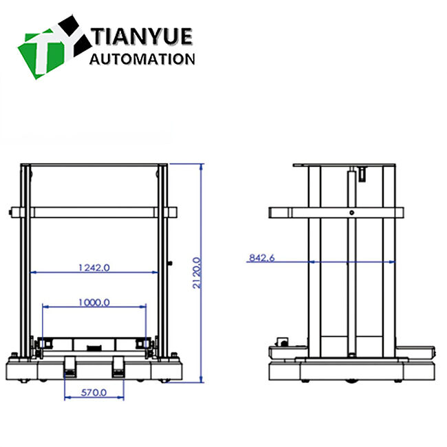 Automated Storage Shuttle System with Four-way Shuttle and Laser SLAM Navigation for ±10mm Precision in Warehouse Management