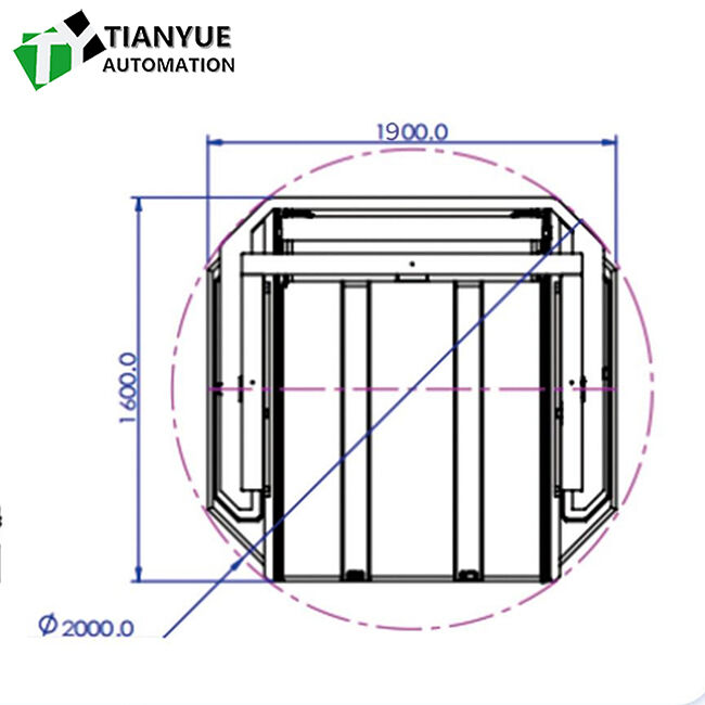 Automated Storage Shuttle System with Four-way Shuttle and Laser SLAM Navigation for ±10mm Precision in Warehouse Management
