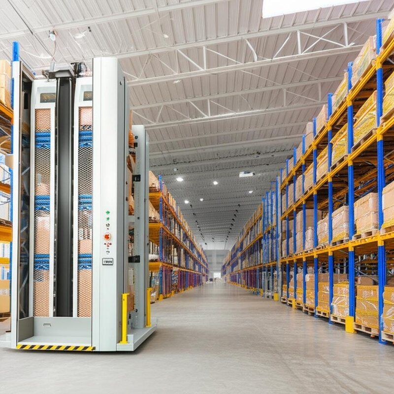 Automated Storage Shuttle System with Four-way Shuttle and Laser SLAM Navigation for ±10mm Precision in Warehouse Management