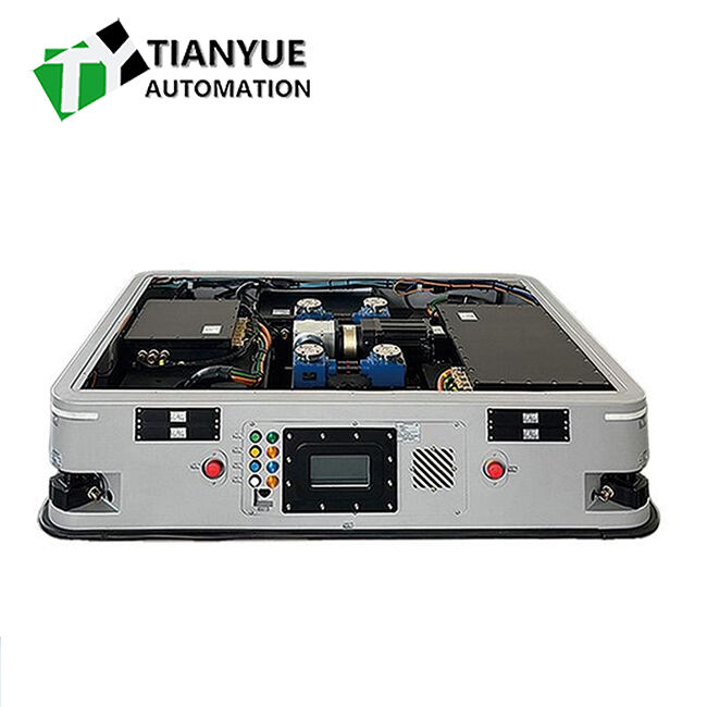 2000KG Load Weight AGV Automated Guided Vehicle for Precision Assembly with Obstacle Detection