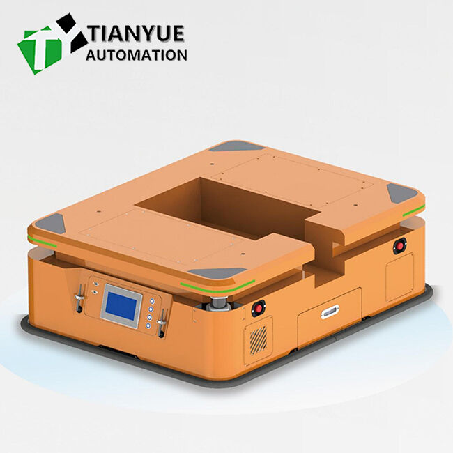 Poids de roulement de 5000 kg Véhicule guidé automatique AGV avec navigation précise ± 10 mm et mode d'accostage de levage arrière
