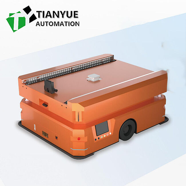 Servo Motor Chain-type Mobile AGV with Electromagnetic Brake System and 360-degree Spin In Place