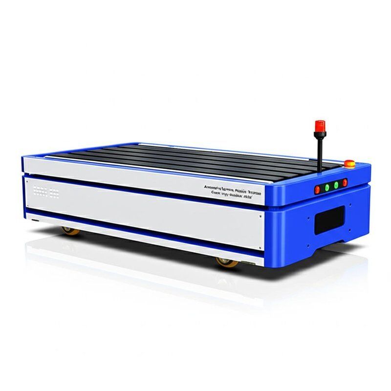 Roller-type Transfer AGV with ±10mm Navigation Accuracy, 100KG Load Capacity, and Customizable Dimensions