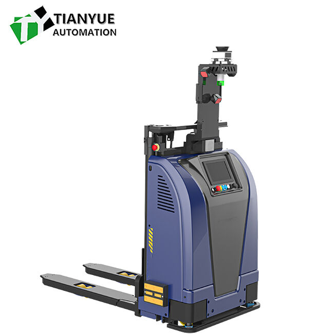 1.2T ความจุภาระ เครื่องยกฟอร์คไร้คนใช้แบบฉลาด พร้อมพลังงานลิตยูมไอรอนฟอสฟาต และ LiDAR Vision SLAM Navigation