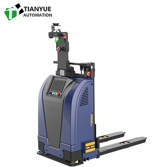 1.2T ความจุภาระ เครื่องยกฟอร์คไร้คนใช้แบบฉลาด พร้อมพลังงานลิตยูมไอรอนฟอสฟาต และ LiDAR Vision SLAM Navigation