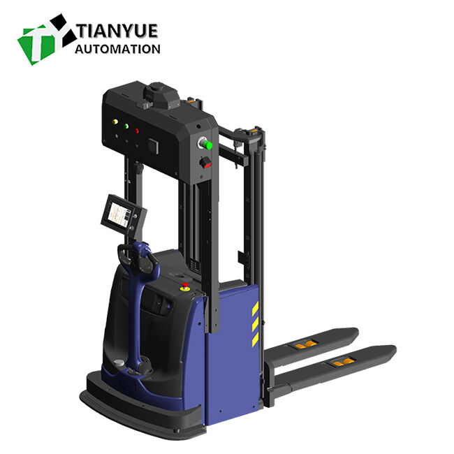 Forchettino intelligente senza equipaggio con batteria al litio ferro fosfato 1,7 m/s Velocità operativa e capacità di carico di 1600 kg