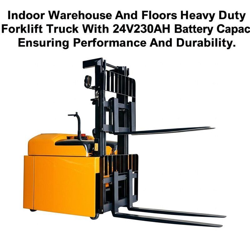Intelligent Unmanned Forklift Heavy Duty Forklift Truck with 24V/230AH Battery Capacity 3000mm Lifting Height and 2000KG Load Weight