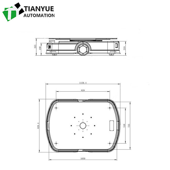 AGV 자동 유도 차량, ±5-10mm 정지 정밀도, Wi-Fi RFID Bluetooth 통신, 0-1.5톤 적재 능력