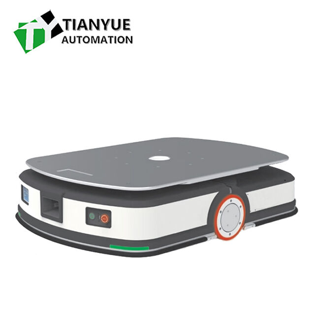 AGV 자동 유도 차량, ±5-10mm 정지 정밀도, Wi-Fi RFID Bluetooth 통신, 0-1.5톤 적재 능력