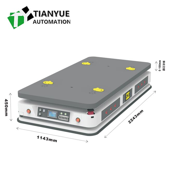 SLAM Navigation AGV Automated Guided Vehicle with 5000KG Load Capacity and Automatic Return To Charge for Industrial Transport