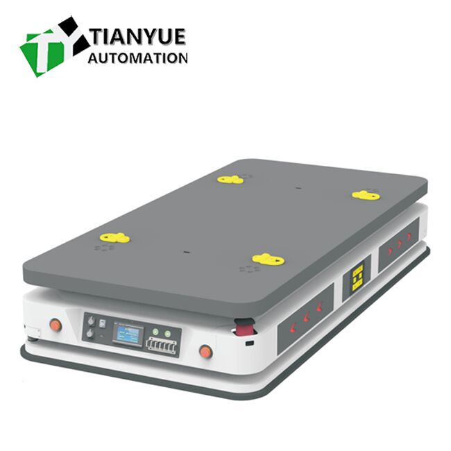 SLAM Navigation AGV Automated Guided Vehicle with 5000KG Load Capacity and Automatic Return To Charge for Industrial Transport