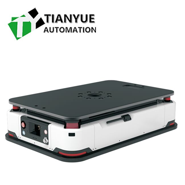 8 Hours Batterylife AGV Automated Guided Vehicle with Differential Drive and 550mm Rotation Radius for Industrial Transport