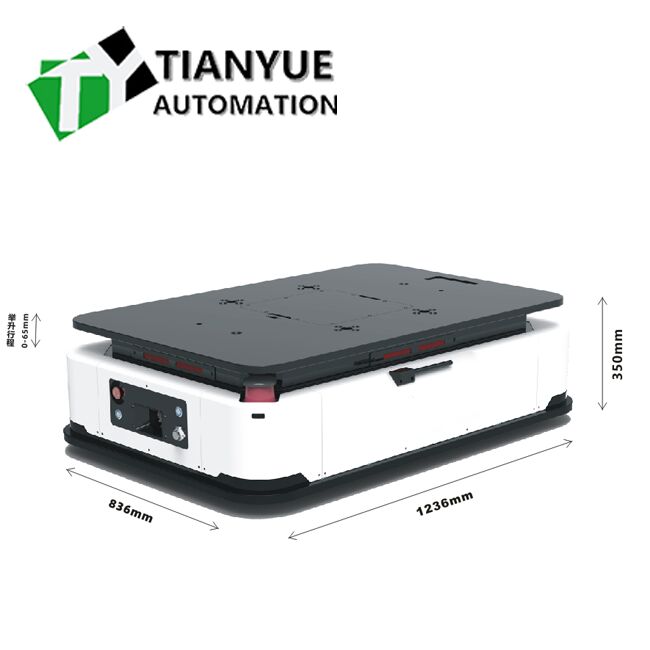 Customizable Dimensions AGV Automated Guided Vehicle with DC48V Drive Power Supply and 500-2000 Kg Load Capacity