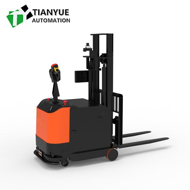 Intelligent Unmanned Forklift Heavy Duty Forklift Truck with 1200KG Load Weight Safety Touch Edge and 48V/100Ah Battery